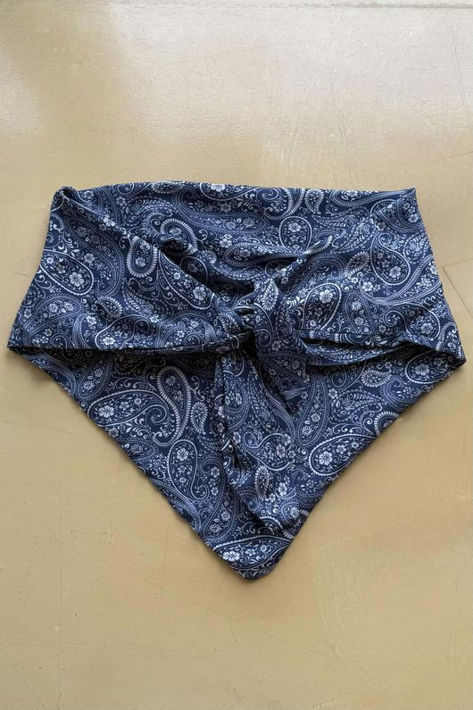 Paisley Park Triangle Neckerchief Denim & Stone **